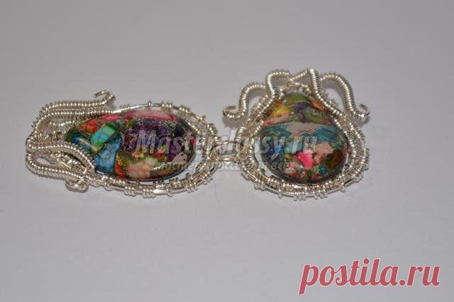 Комплект украшений «Солнечные варисциты» в технике wire wrap. Мастер класс. Часть первая