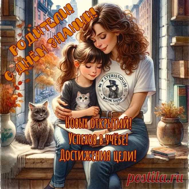 Родителей сегодня поздравляю!
В дом знаний ваши дети пошли.
Терпения вам я желаю.
У них всё ещё впереди.