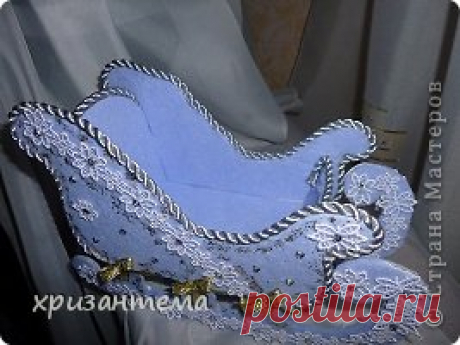 "Новогодние сани"- подарочная упаковка. | Страна Мастеров