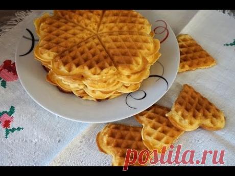 Вафли в электровафельнице/Waffles