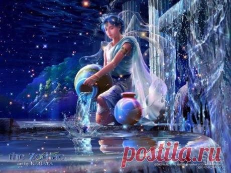 Схема вышивки «Водолей» - Схемы автора «belal14» - Вышивка крестом