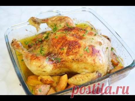 СОЧНАЯ И НЕЖНАЯ КУРИЦА НА ПРАЗДНИЧНЫЙ СТОЛ