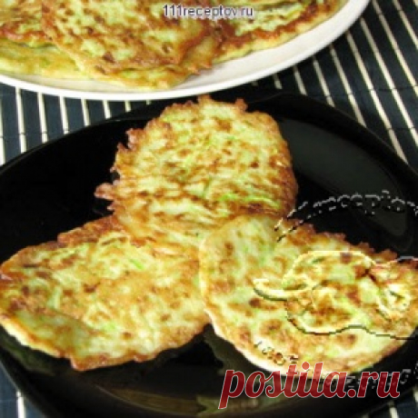 Нежные оладьи с кабачками