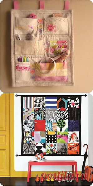 Porta-trecos de tecido para pendurar na parede que você mesma pode costurar | BananaCraft