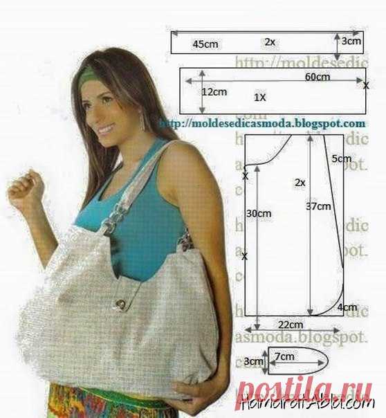 #простыевыкройки #шитье #сумка #выкройка