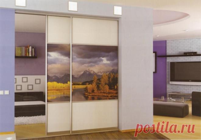 Стеклянные сдвижные межкомнатные двери купе на заказ