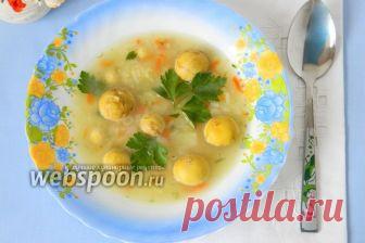 Суп на куриных желтках