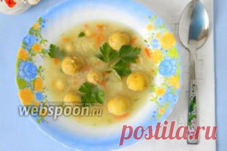 Суп на куриных желтках