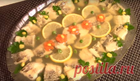 Заливное из рыбы-просто, вкусно и празднично