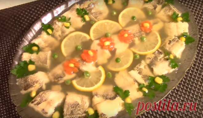 Заливное из рыбы-просто, вкусно и празднично