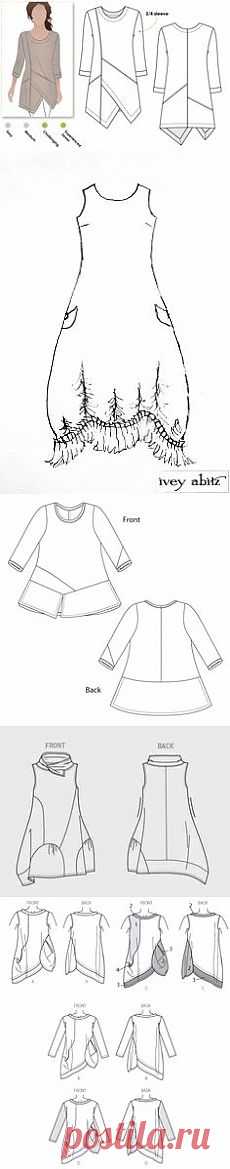 Одежда в стиле бохо с выкройками.