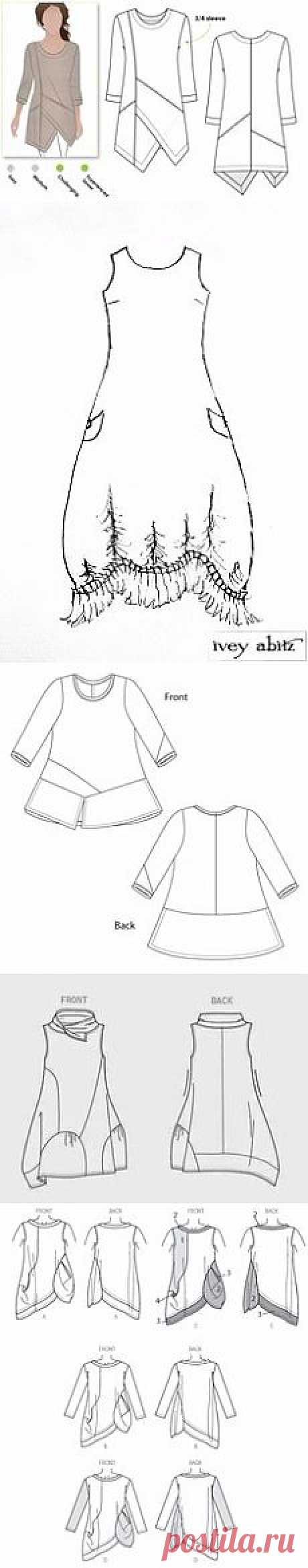 Одежда в стиле бохо с выкройками.