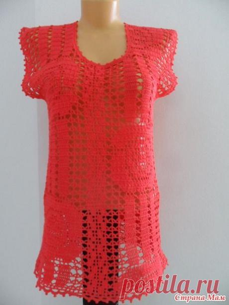 топ в филейной технике