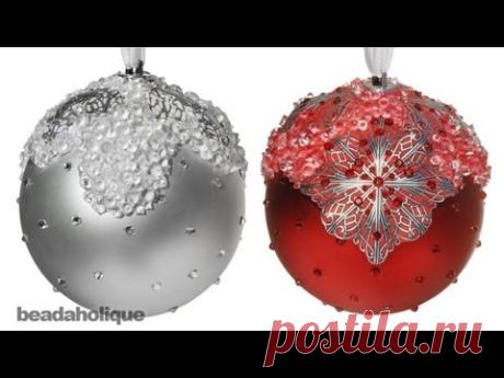 How to Embellish an Ornament with Crystal Clay, Filigree, and Crystals