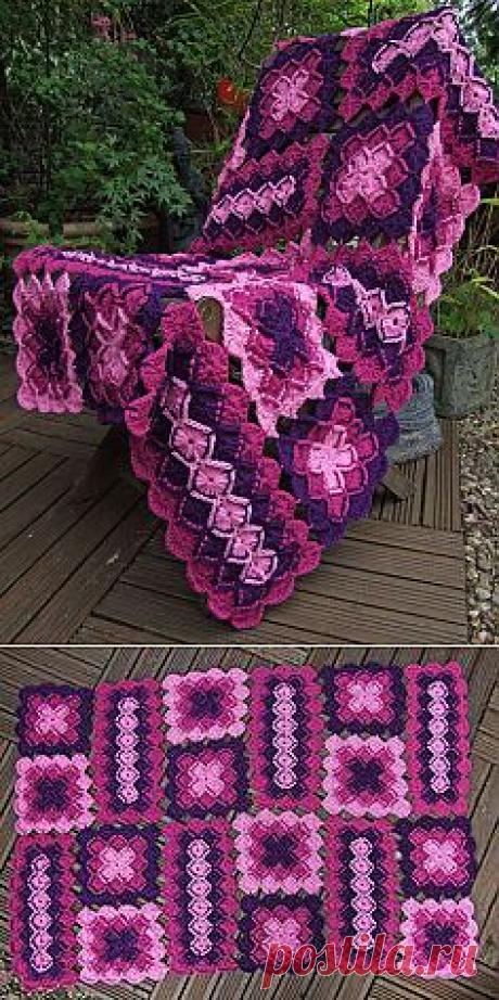 Ничего себе, это "Баварский Вязание Круг Одеяло" по шерсти н Хук является ... | Пряжа