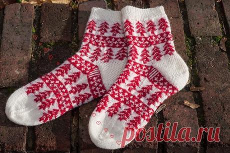 Носки &quot;Сочельник&quot;.