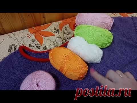 Если горловина растянулась? Вариант обвязки)