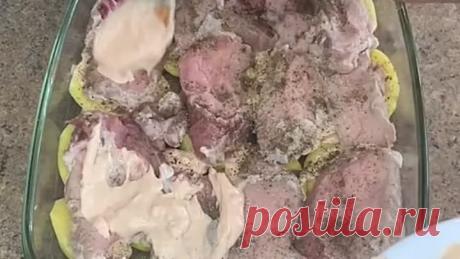 Рецепт - мясо по-французки