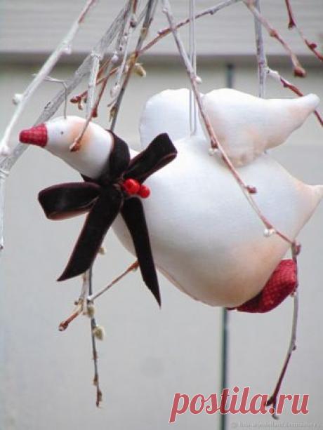 Тильда. Рождественская птица "Ангел Гусь" – купить в интернет-магазине на Ярмарке Мастеров с доставкой - E11GDRU | Россошь