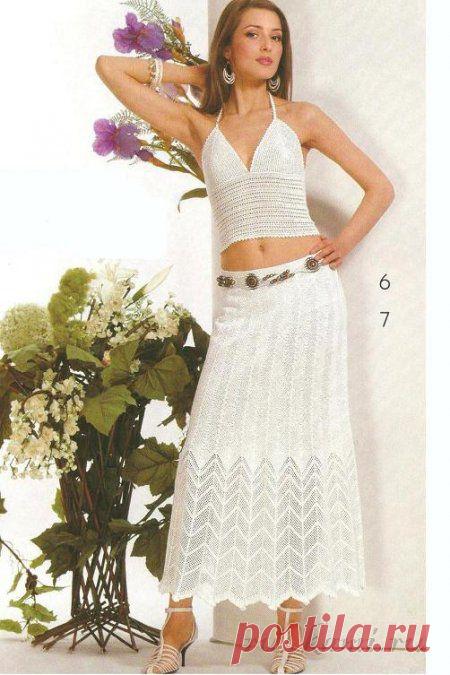 Красивый вязаный комплект &raquo; Сайт "Ручками" - делаем вещи своими руками