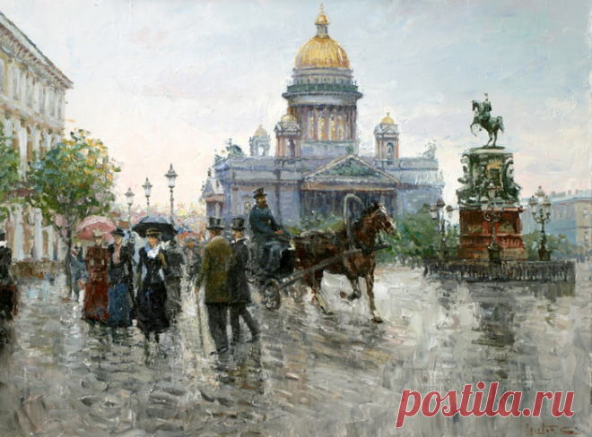 Дивные каналы Петербурга, художник Сергей Ляхович