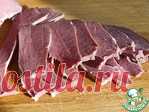Вкуснейшая ветчина из говяжьего сердца.