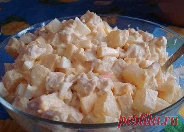 Cook Good - лучшие рецепты: Салат с ананасами и курицей