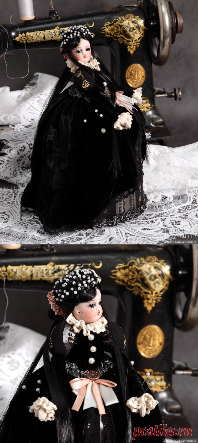 Half doll Игольница 