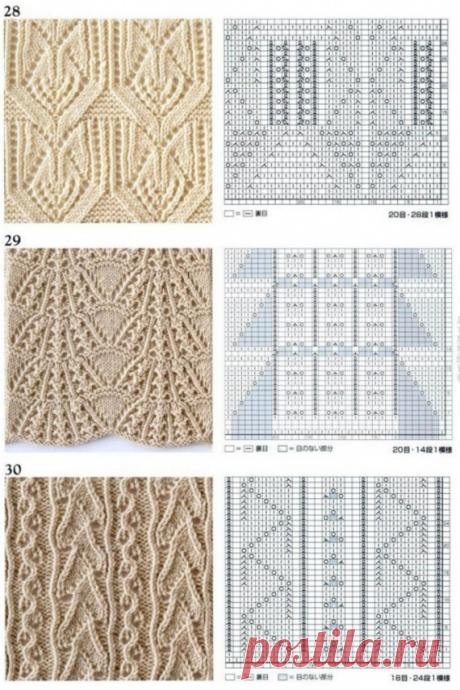 Узоры спицами / Вязание
