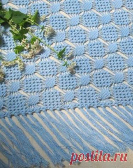 Узоры для шали крючком