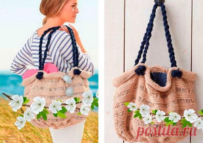 Как связать сумку спицами: мастер-классы. Вязаные спицами сумочки — идеи, примеры, схемы вязания, фото. Как связать клатч из трикотажной пряжи: схема с описанием