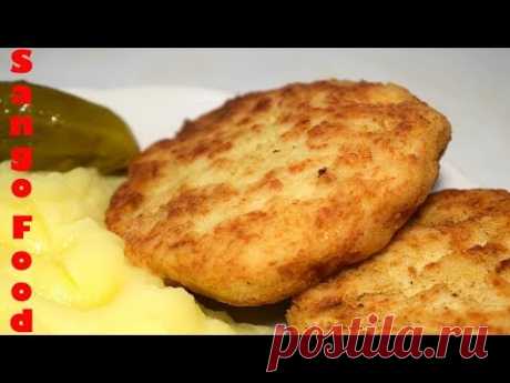 Куриные котлеты очень сочные и вкусные