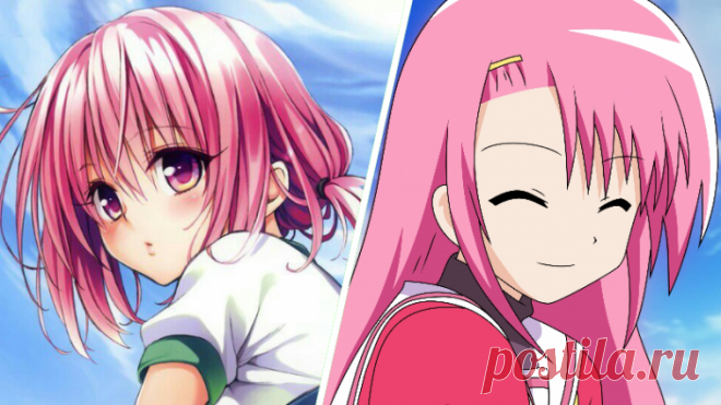 Аниме и арт персонажи девушка с розовыми волосами: кошка, демон с рожками и ушками ⭐ Забавник