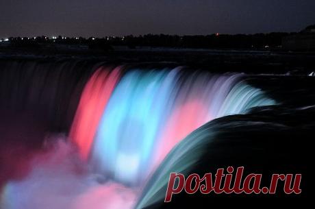Световое оформление Ниагры