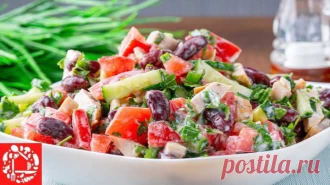 Салат МИНУТКА. Самый ПРОСТОЙ и ВКУСНЫЙ рецепт