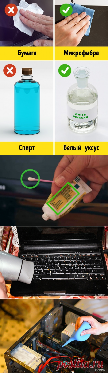 6 простых способов избавить компьютер от пыли и грязи