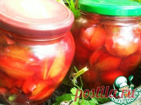 Сливы, маринованные с чесноком - кулинарный рецепт
