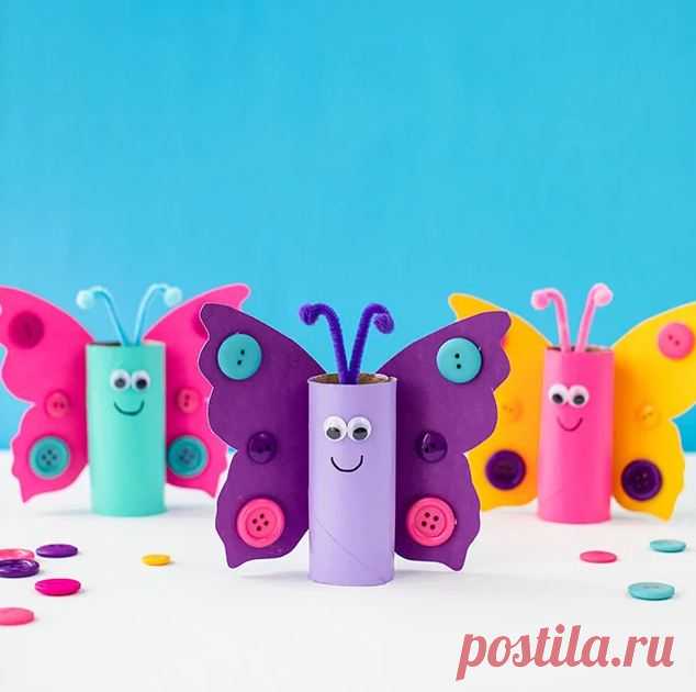 Бабочки своими руками — 5 весенних идей | Креаликум
