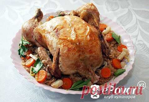 Запеченная курица с жареным рисом — Рецепт приготовления с фото — Горячие блюда, Блюда из птицы