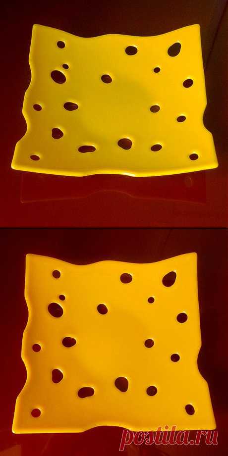 Тарелка &quot;Сыр&quot; - магазин Лавка Рукодельников
Может использоваться как обычная тарелка. Разложите на ней сыр, салями, что угодно, удивите гостей и близких!