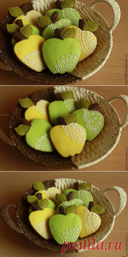 Купить Пряники "Яблочный спас" - пряник, пряники, расписные пряники, имбирное печенье, имбирные пряники