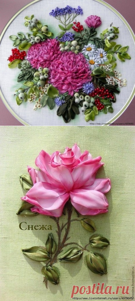 Советы по технологии вышивания лентами для начинающих