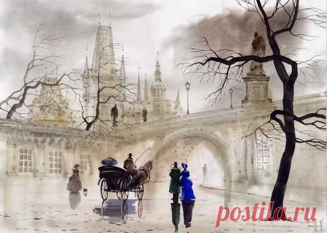 Акварель  художников Гаджиевых