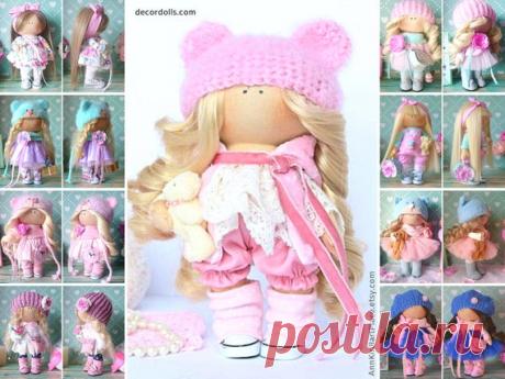 Special Gift Doll for Girl, Baby Room Decor Doll, Custom Made Portrait Doll, Unique Original Gift for Family, Handmade Art Doll by Elvira Hello, dear visitors!  This is handmade cloth doll created by Master Elvira F (Nizhnevartovsk, Russia). All dolls stated on the photo are mady by artist Elvira F. You can find them in our shop searching by artist name: https://www.etsy.com/shop/AnnKirillartPlace?ref=hdr_shop_menu&search_query=elvira