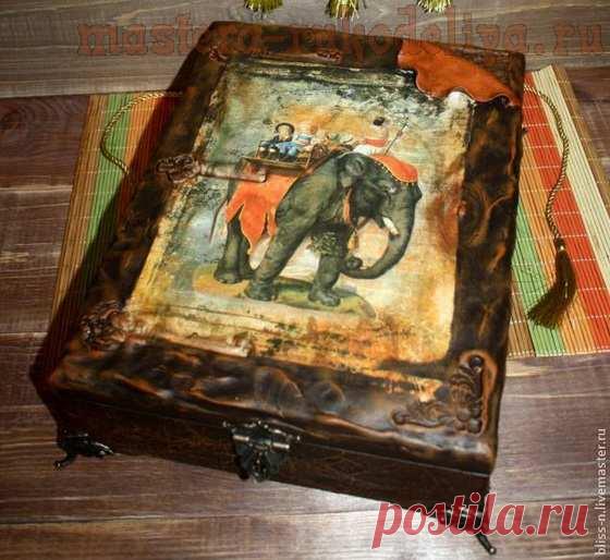 Мастер-класс по декорированию: Ячейки для украшений в шкатулке