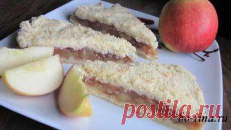 Закрытый яблочный пирог | 4vkusa.ru