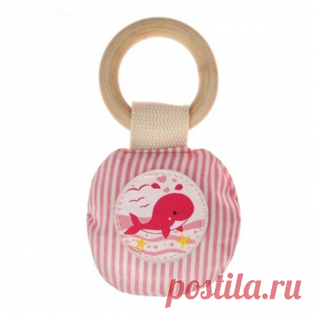 Кольцо деревянное с игрушкой для малышки