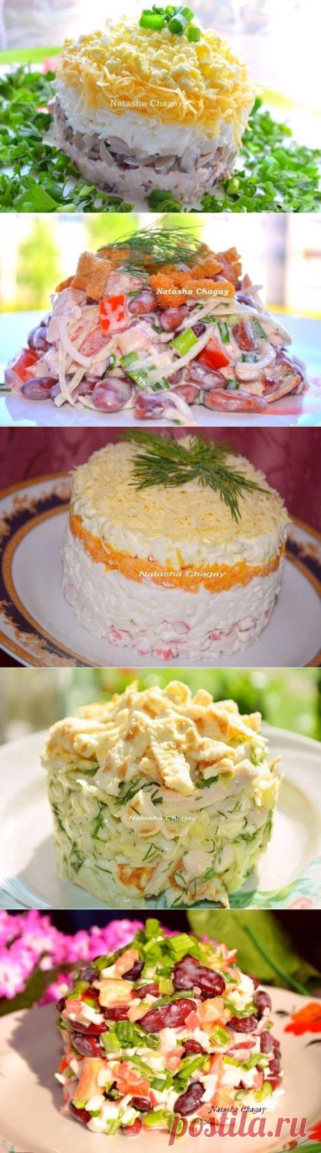 9 рецептов самых вкусных салатов от Натальи Чагай - Простые рецепты Овкусе.ру
