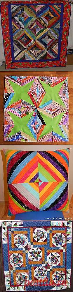 Super String Quilts: 13 Paper Piecing and Scrap Quilt Patterns | FaveQuilts.com