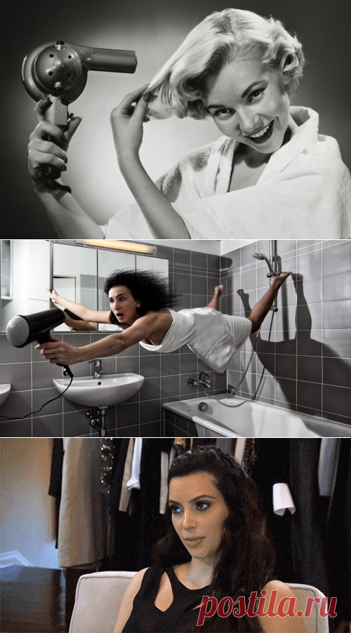 Как высушить волосы феном правильно?